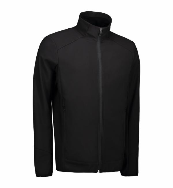 ID Identity Men's functional soft shell jacket, Black - 0854900